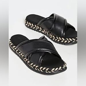 Tory Burch Crisscross Espadrille Slide, brand new sandals